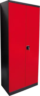 Zdjęcie produktu dla Szafka metalowa XL-T 78x58x192 cm, antracyt/czerwony