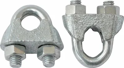 Produktbild von Seilklemme Klemme Drahtseilklemme verzinkt - Größe: 5 mm - Menge : 10