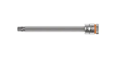 Produktbild von Wera 05003370001, Buchse, 1/4", 1 Kopf/Köpfe, T30, Chrom-Vanadium-Stahl, Chrom