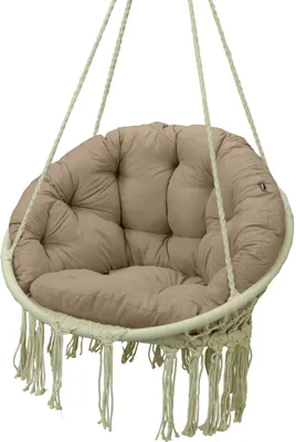 Immagine prodotto di AMPO Cuscino per altalena sospesa, cuscino per sedia sospesa, altalena in rattan, cuscino per bozzolo sospeso