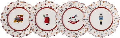Produktbild von Villeroy & Boch 1485858815, 4 Person(en), Porzellan, Mehrfarbig, Toy's Delight, Rund, 30,5 cm