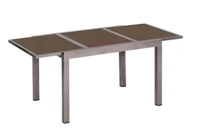 A product shot of a table on a white background.