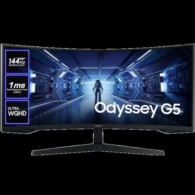 Produktbild von Samsung Odyssey G5 C34G55TWWP - G55T Series - LED-Monitor - Gaming - gebogen - 86 cm (34")