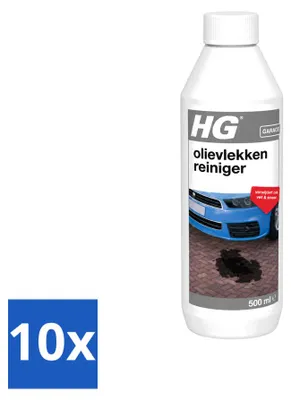 Produktbild von 10 x HG Olevlekkenreiniger – Entfernt Öl, Fett & Schmiere – 500 ml - Vorteilspackung - 10 Stücke