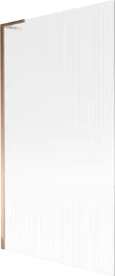 Zdjęcie produktu dla Mexen Next L parawan nawannowy 1-skrzydłowy 100 x 150 cm, prążki, różowe złoto - 895-100-000-03-09-60