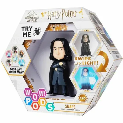 A product box for a Harry Potter WOW Pods Snape figure.