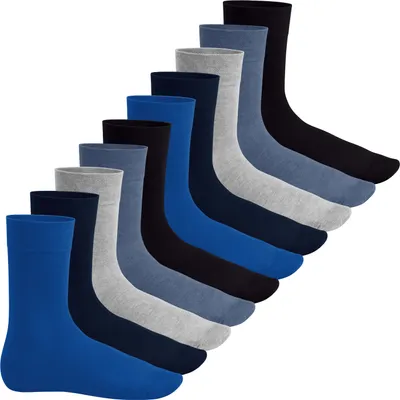 Produktbild von Footstar EVERYDAY! 10 Paar Uni-Socken - Jeans