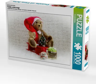 Produktbild von Calvendo Ein Motiv aus dem Kalender Teddy unterwegs 1000 Teile Puzzle quer 640x480mm, CALVENDO; 7278458