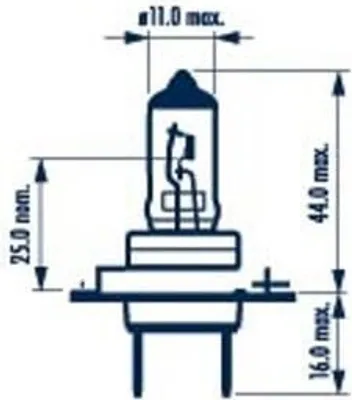 Produktbild von H7 NARVA Lampen Autolampen 12V 55W PX26d 48638