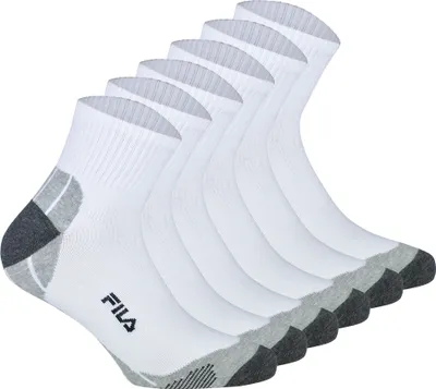 Produktbild von FILA Unisex Socken, 6 Paar - Quarter Multisport, Kurzsocken Weiß 35-38