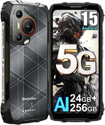 Produktbild von Blackview BL7000 Pro Black Outdoor Smartphone 5G - 7500mAh Akku, 6.78" 120Hz Display, 24GB RAM 256GB ROM, 50MP + 20MP Nachtsicht Kamera, NFC
