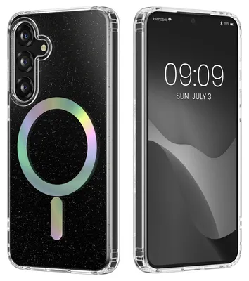 Produktbild von kwmobile Hülle kompatibel mit Samsung Galaxy S24 Handyhülle - Hard Case mit TPU Bumber - Schutzhülle kompatibel mit MagSafe - Kameraschutz -