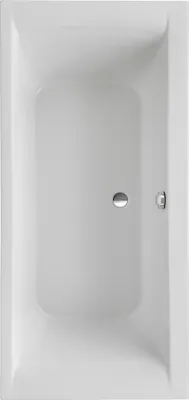Produktbild von Schulte Körperform-Badewanne Modell Onda, Weiß Sanitäracryl, 170x80 cm, Höhe 58 cm, inkl. Set Hartschaum-Wannenträger + Ab- und Überlauf