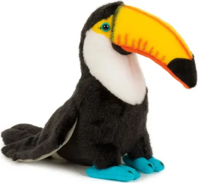 Produktbild von Fischertukan Regenbogenschnabel Tukan Kuscheltier Vogel Specht Plüschtier RICACO