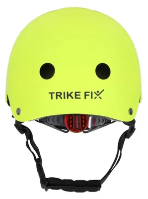 Obrázok produktu pre Detská cyklistická prilba Trike Fix nastaviteľná 48-54 cm LED ľahká svetlozelená
