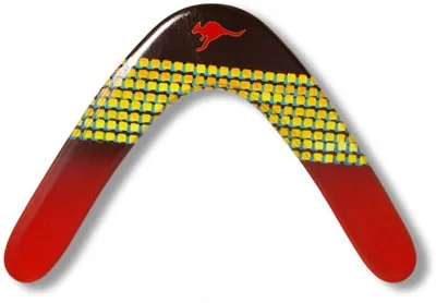 Immagine prodotto di Boomerang Fan in legno multicolore 32 cm giocattolo per esterni