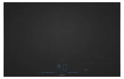 Produktbild von Siemens iQ700 EX87BNVV6E, Schwarz, Integriert, 80 cm, Zonen-Induktionskochfeld, Glaskeramik, 5 Zone(n)
