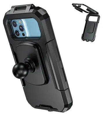 Image de Support étanche pour téléphone de vélo, avec rotation à 360°