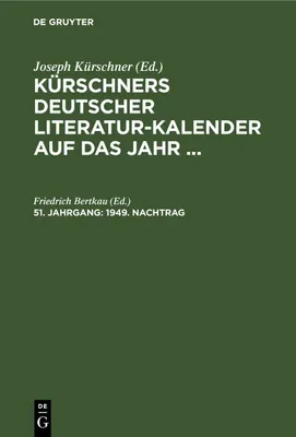 Produktbild von 1949. Nachtrag