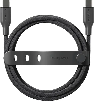 Productafbeelding van PanzerGlass 60W USB-C naar USB-C kabel, USB 2.0, 1,2 meter, zwart