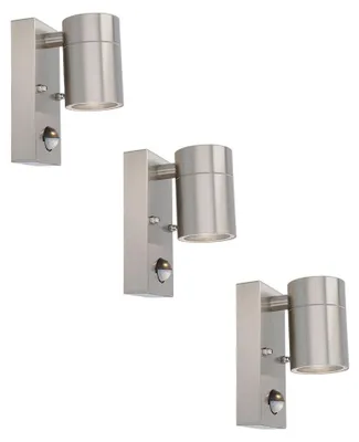 Image de HOFTRONIC - Applique murale LED 4W 345lm GU10 6500K IP44 détecteur motion