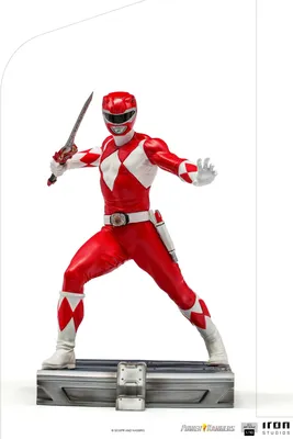 Immagine prodotto di Statua Czerwonego Rangersa 1/10 od Iron Studios - Power Rangers 17 cm