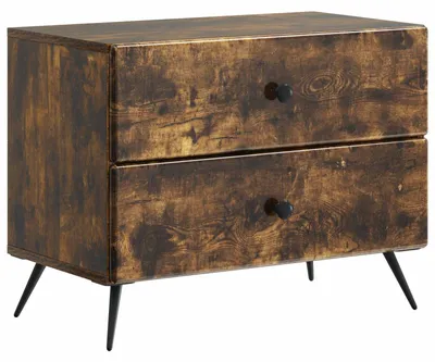 Productafbeelding van Nachtkastje Gerookt eiken 62 x 34,5 x 47,5 cm Bewerkt hout
