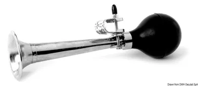 Immagine prodotto di Corno a pressione giapponese in ottone, cromato, 1 pezzo