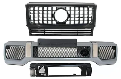Obrázek produktu pro Mřížka předního nárazníku pro Mercedes W463 1989-2017 G65 GT-R Panamericana look.