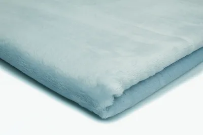 Obrázek produktu pro Minkee Plyšová hladká oboustranná Umělá kožešina světle modrá 50 x 160 cm