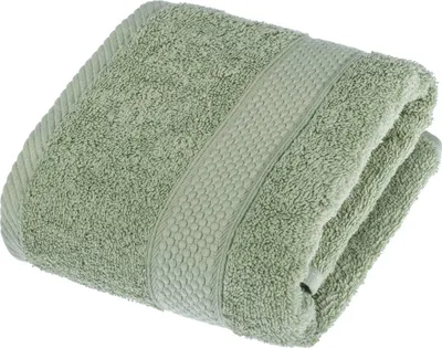 Obrázek produktu pro HOMESCAPES Froté ručník ze 100% bavlny 50x90cm - šalvějově zelený