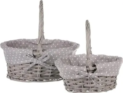 Obrázek produktu pro Autronic Sada proutěných košíků PRN2011 GREY