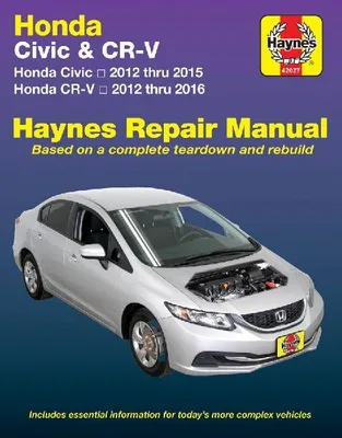 Produktbild von Honda Civic (12-15) & CR-V (12-16) Haynes Manual (USA)