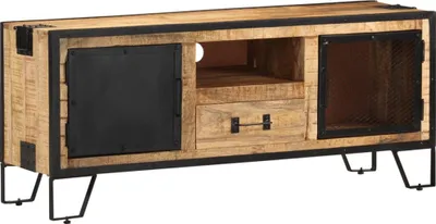 Produktbild von TV-Schrank 110x31x46 cm Raues Mangoholz