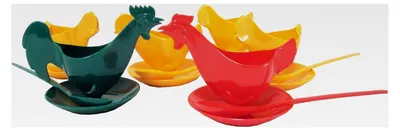 Produktbild von Frühstücks-Set "Hühnerfamilie" - Eierbecher aus Deutschland