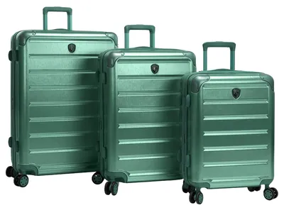 Produktbild von Heys Alumix - 4-Rollen-Trolley Set 3tlg. L/M/S erw. (midnight green)