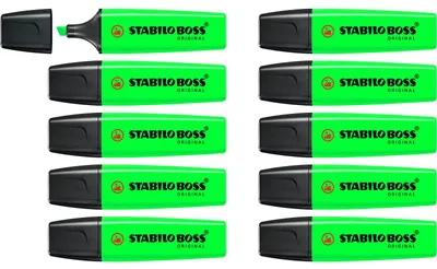 Immagine prodotto di STABILO BOSS ORIGINAL evidenziatore 1 pz Punta smussata Verde