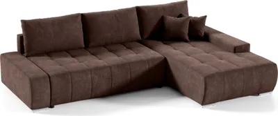 Produktbild von Intenso Ecksofa mit Schlaffunktion Velutti L, Braun, Rechts
