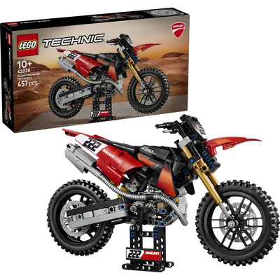 Obrázek produktu pro LEGO Technic Motorka Ducati Desmo450 MX Factory, Sada na stavění, 10 rok/roky, Plast, 457 kusů, 665 g