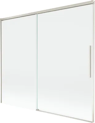 Immagine prodotto di Mexen Rox paratia vasca a 2 ante scorrevoli 180 x 150 cm, trasparente, nichel spazzolato - 8C9-180-001-97-00