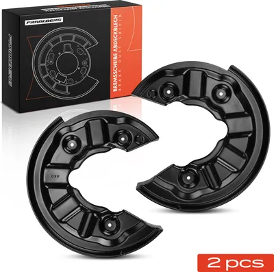 Immagine prodotto di Frankberg 2x piastra di ancoraggio disco freno asse posteriore entrambi i lati per VW Golf 7 Audi A3 8V Seat Skoda