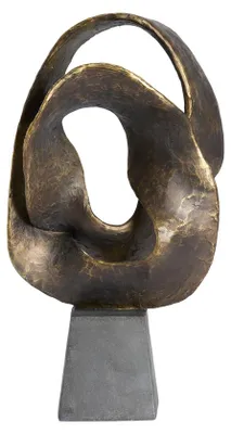 Produktbild von Light&living Dekorationsobjekt, 25x16x47 cm, Modell ISOLDE, antikbronze/schwarz