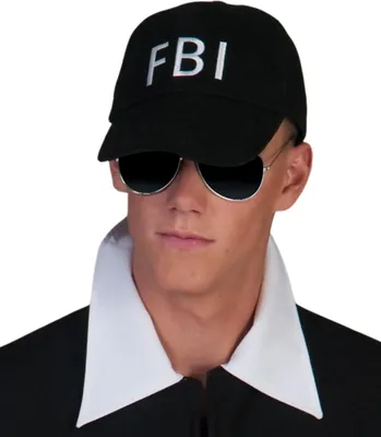 Immagine prodotto di Cappello FBI per adulti nero - Taglia unica