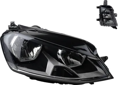 Productafbeelding van Koplampen geschikt voor VW Golf VII 5G1 BA5 12 - 16 H7 H15 rechts + mistlamp. Onderdeelnummers: 5G1941006, 5G1941006E, 5G1941030, 5G0941700. Johns