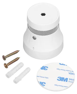 Obrázek produktu pro Detektor požáru s funkcí Wi-Fi, kompatibilní s aplikací Tuya, s hlasovým alarmem a LED osvětlením, chytrý domácí alarm