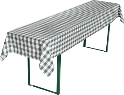 Produktbild von REDBEST Biertisch Tischdecke Nashville" grau 110x260 cm"