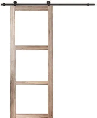 Immagine prodotto di Porta scorrevole Frake con vetro trasparente H204 x L73 cm, Railroulette GD MENUISERIES