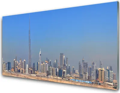 Produktbild von Acrylglasbilder 100x50 Wandbild Druck Stadt Gebäude