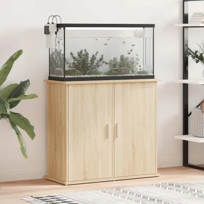 Obrázok produktu pre vidaXL Stojan na akvárium Sonoma Oak 81x36x73 cm odvodený výrobok z dreva