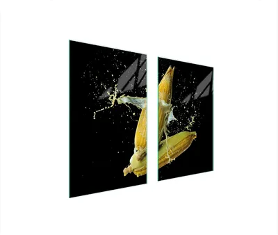 Immagine prodotto di Piastre copri fornelli 2 pezzi 75x52 Copri piano cottura in Vetroceramica tagliere in vetro nero